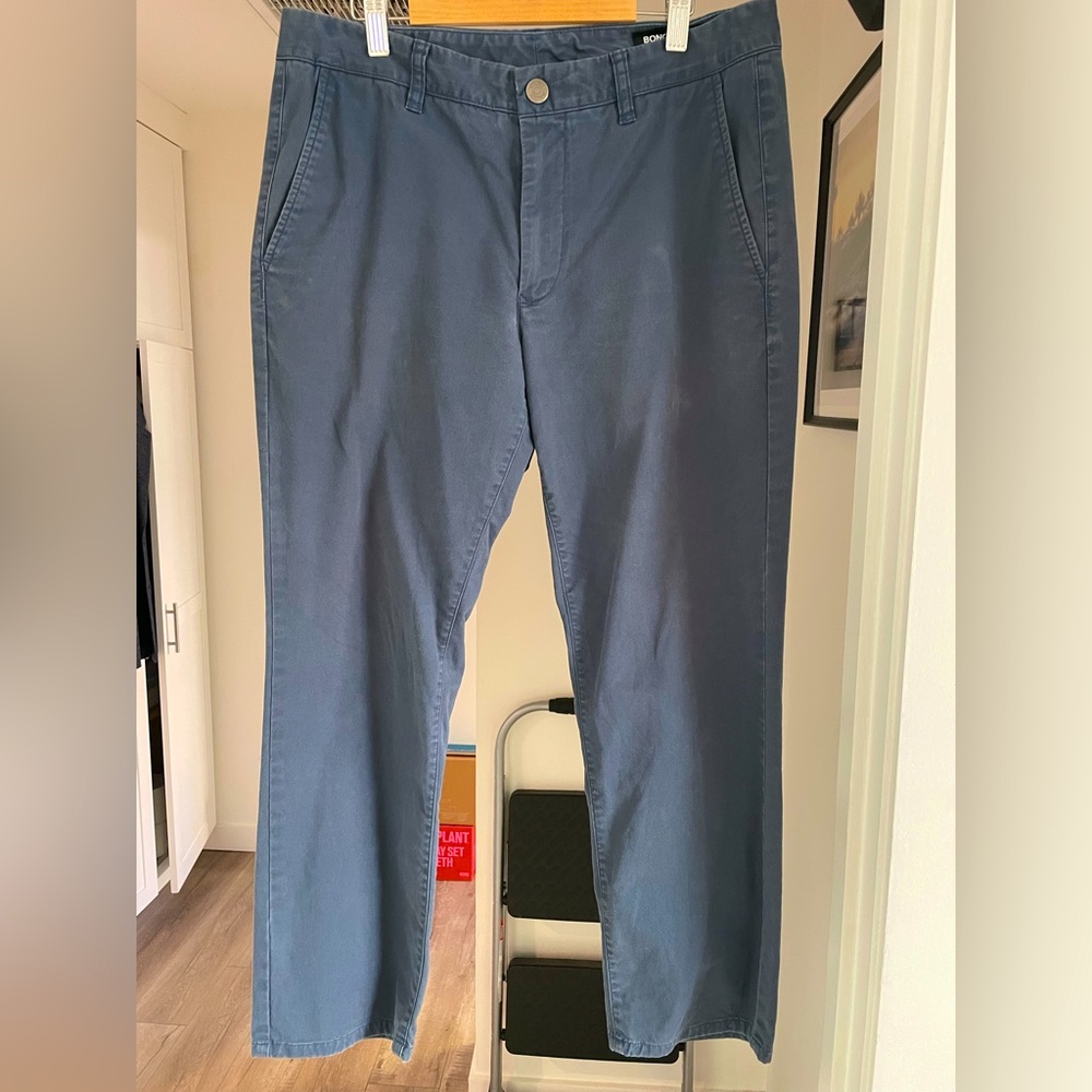 Bonobos stretched washed Chinos (slim fit) - Color: After Mights, lightly worn